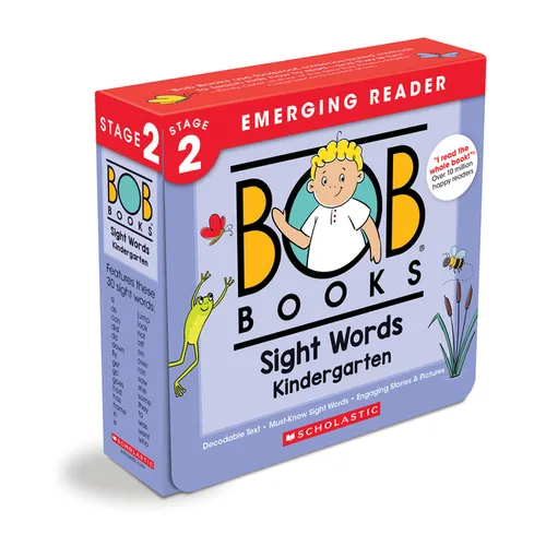 Bob Books Sight Words: Kindergarten (Box Set of 10 Books)
