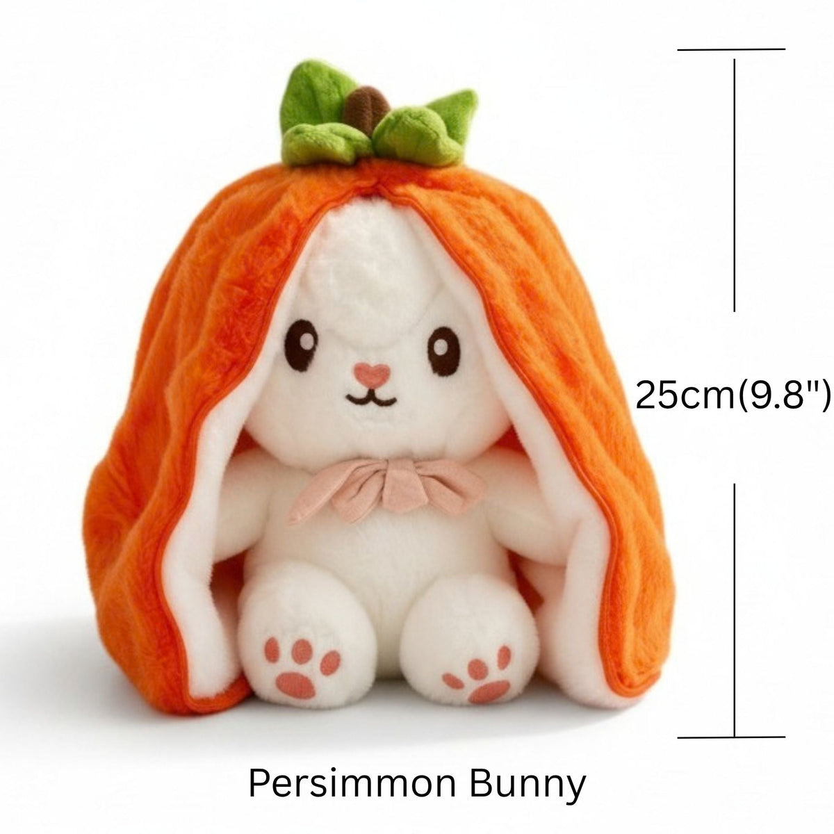 Reversible Strawberry Bunny Plush