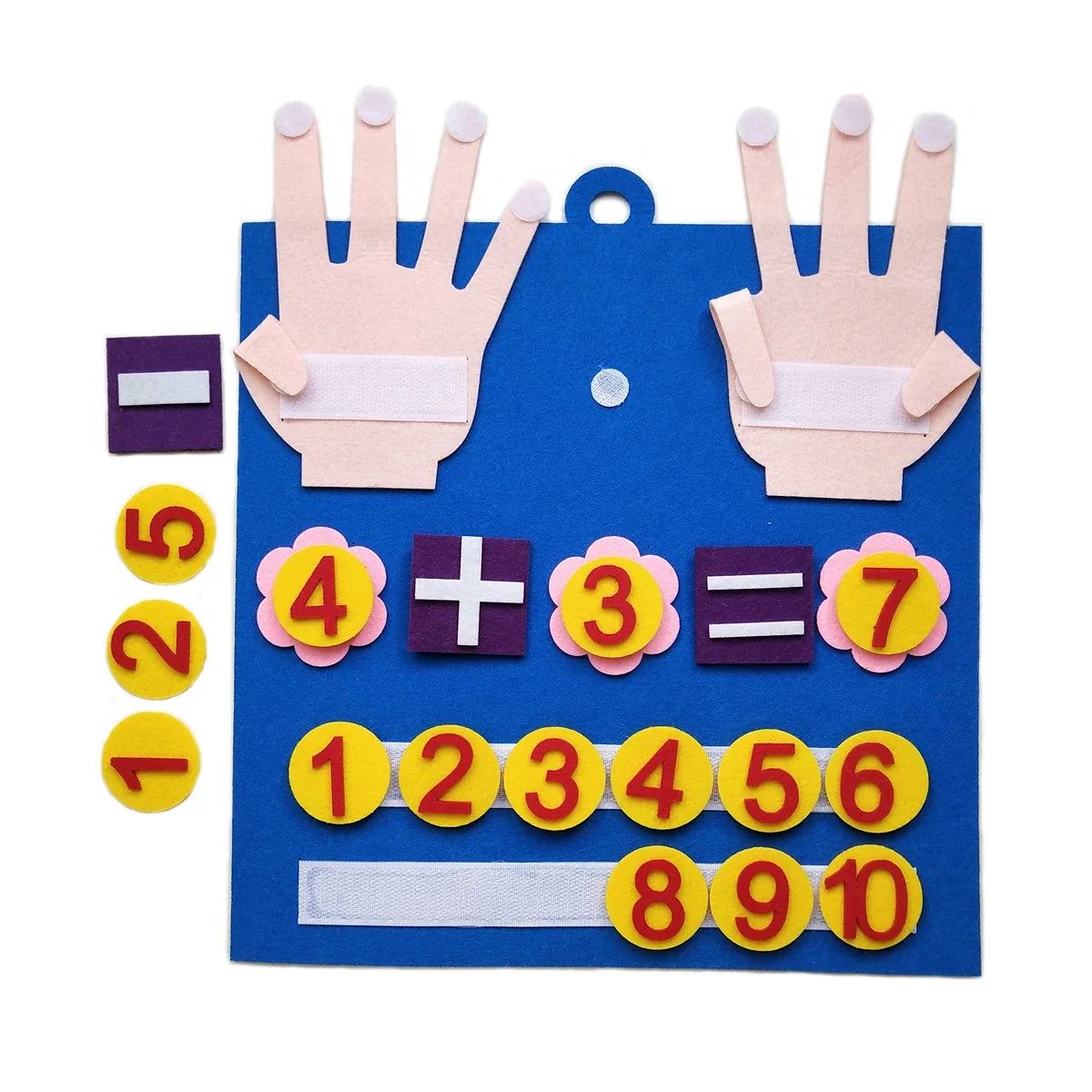 Felt Finger Numbers Counting Board