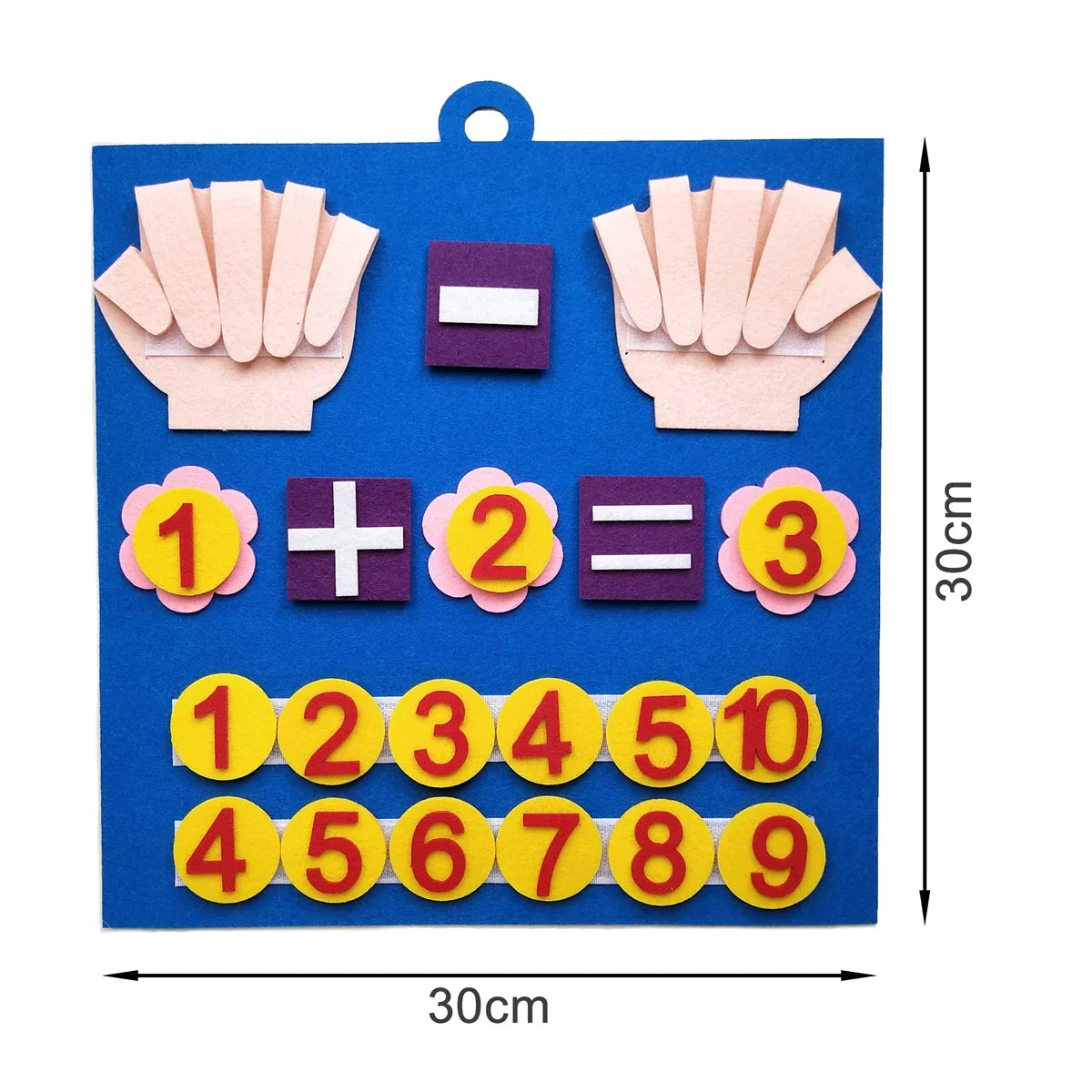 Felt Finger Numbers Counting Board