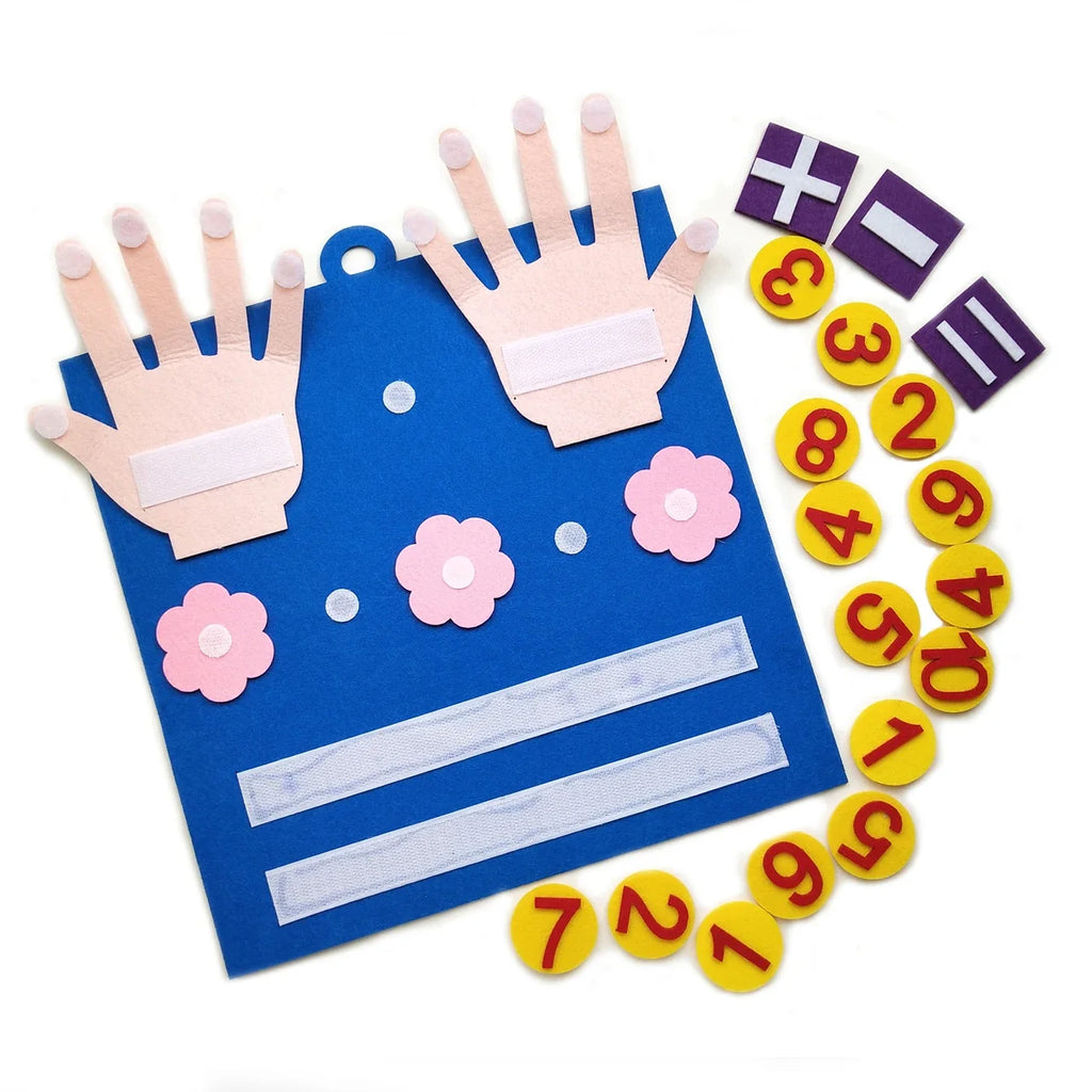 Felt Finger Numbers Counting Board