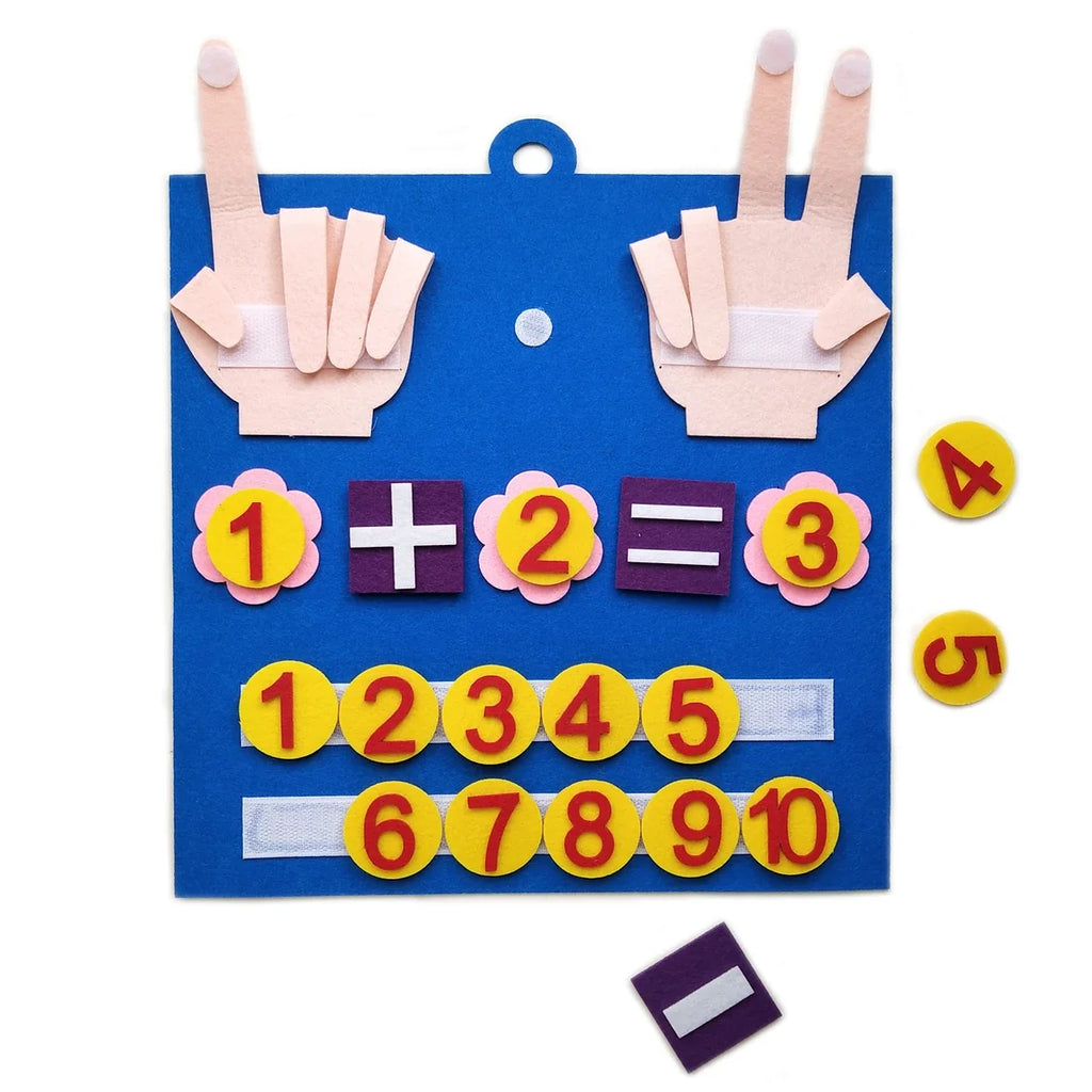 Felt Finger Numbers Counting Board