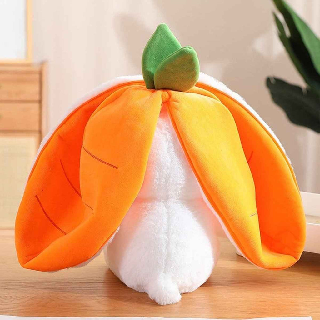 Reversible Strawberry Bunny Plush